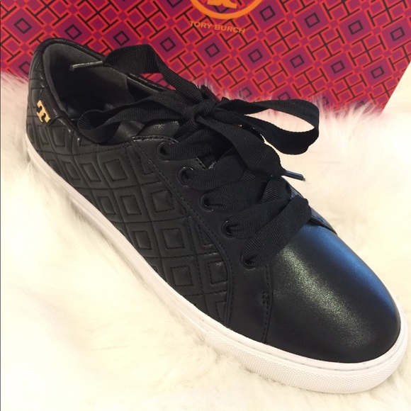 Tory Burch Shoes - Tory Burch - Marion Quilted Lace-up Sneaker